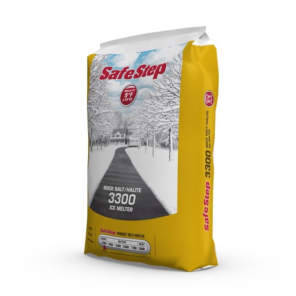 ICE MELT ROCK SALT 50LB